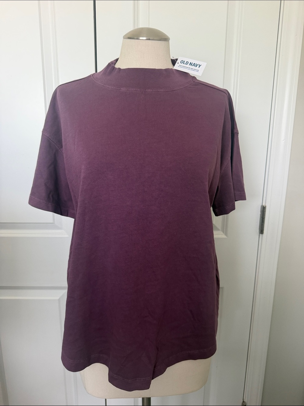 Old Navy Men's Short Sleeve Tee — Plum Purple